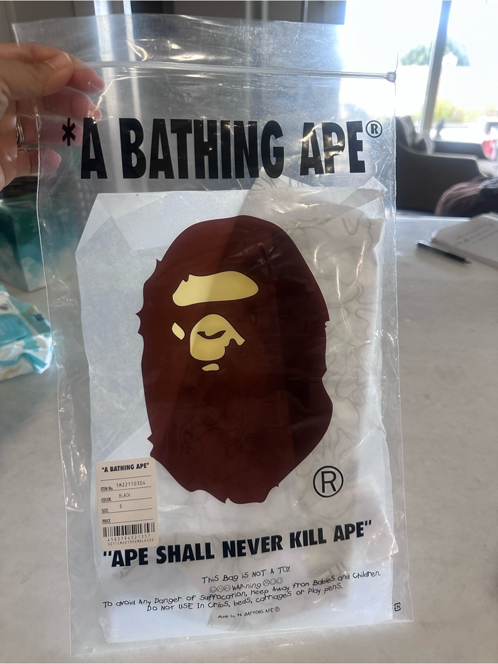 Kids Bape tshirt  bag… tshirt not included.